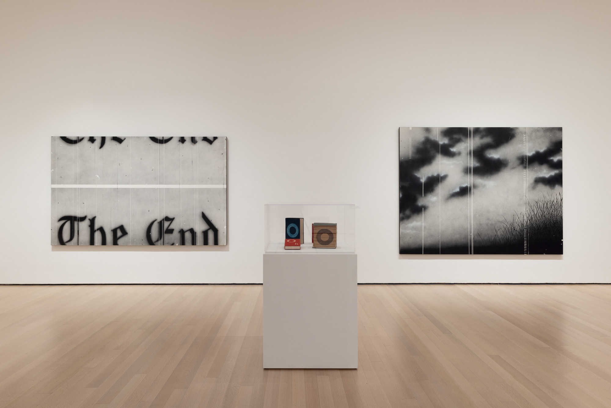 Installation view of the exhibition “ED RUSCHA / NOW THEN