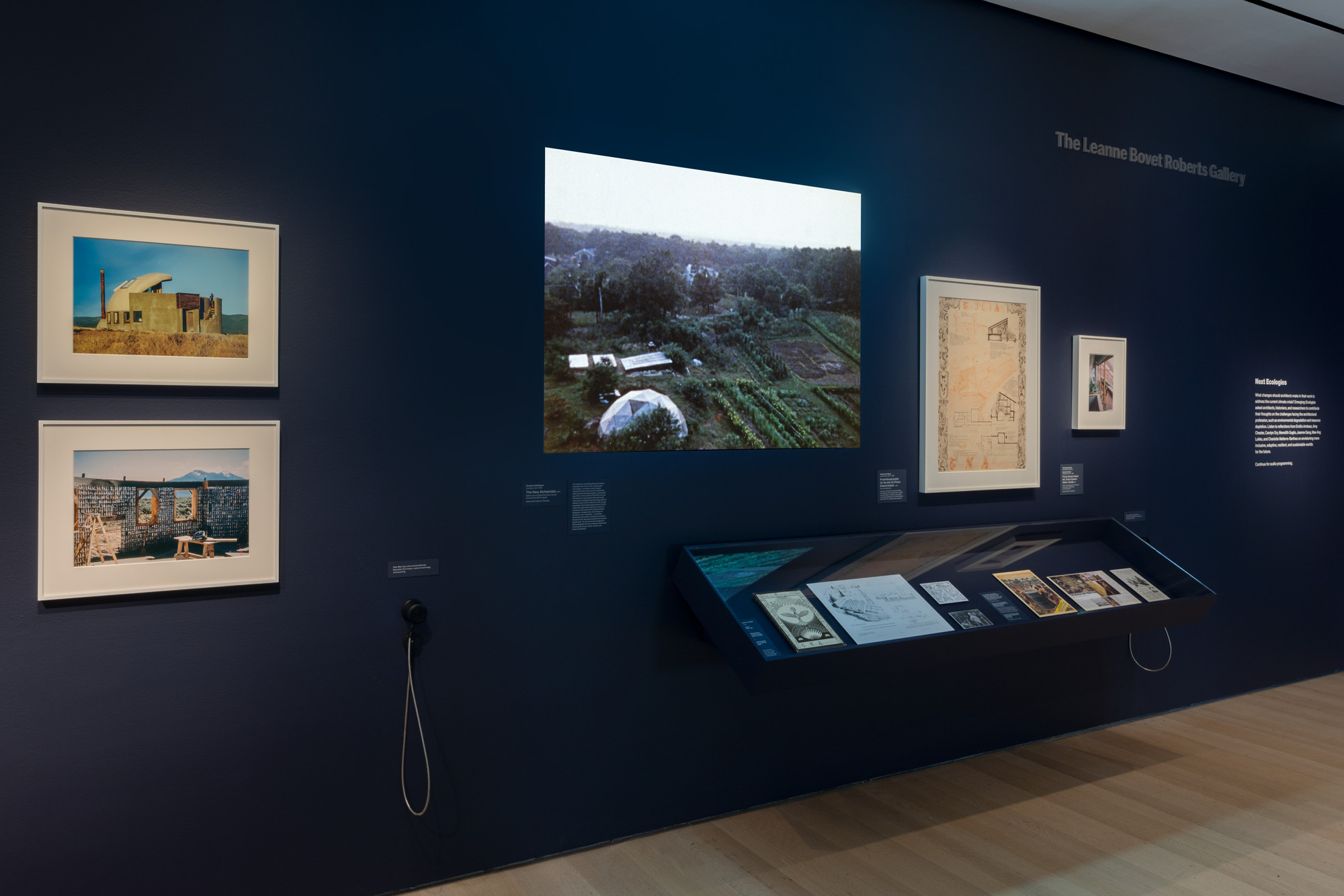 Installation view of the exhibition “Emerging Ecologies: Architecture ...