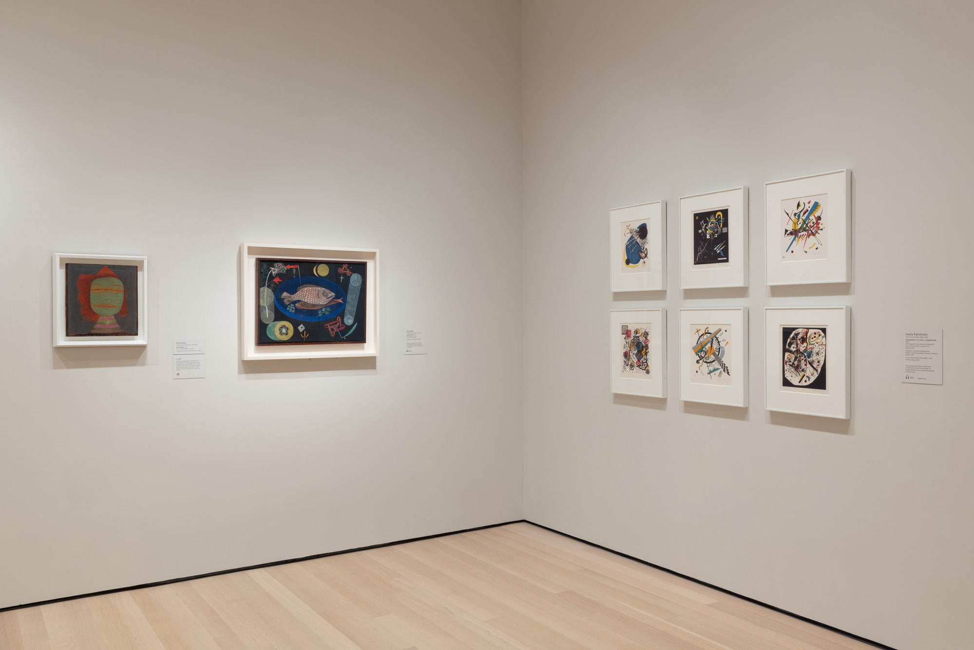 Installation view of the gallery 