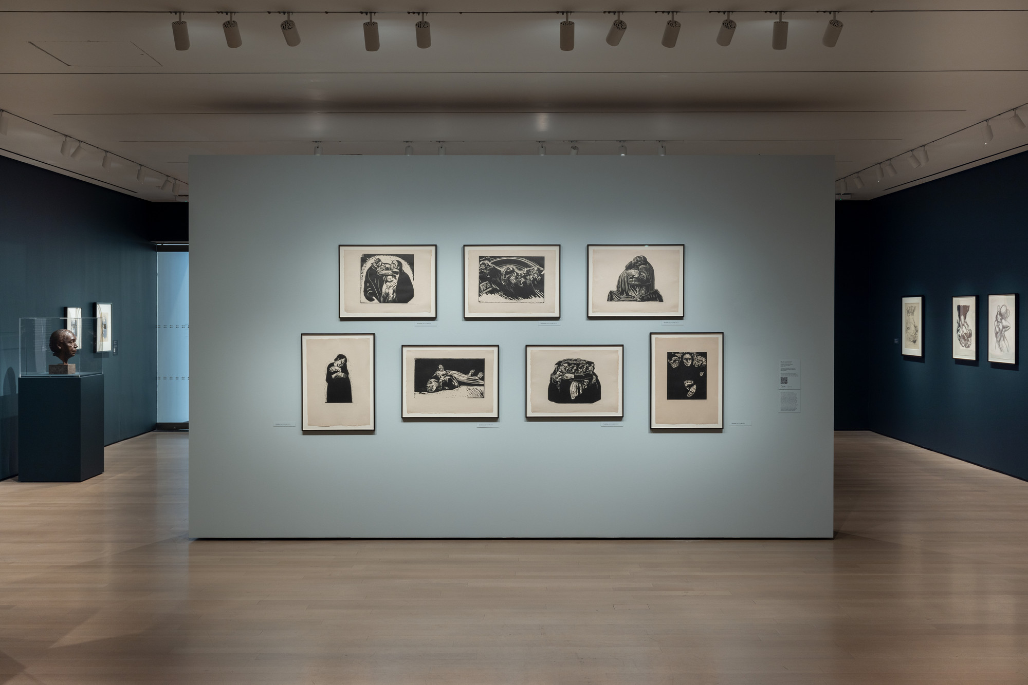 Installation view of the exhibition “Käthe Kollwitz