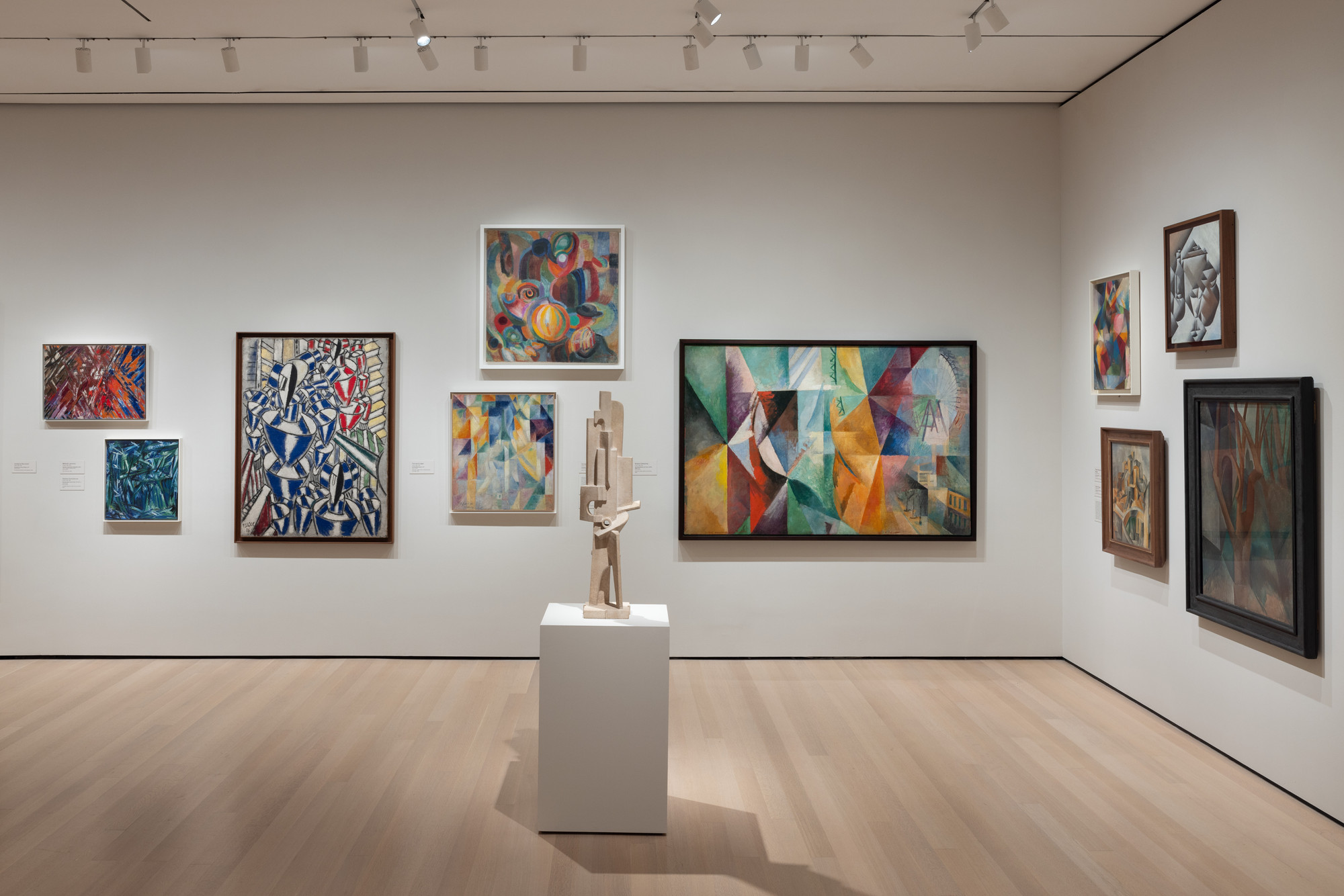 Installation view of the gallery “A Cubist Salon” in the exhibition ...