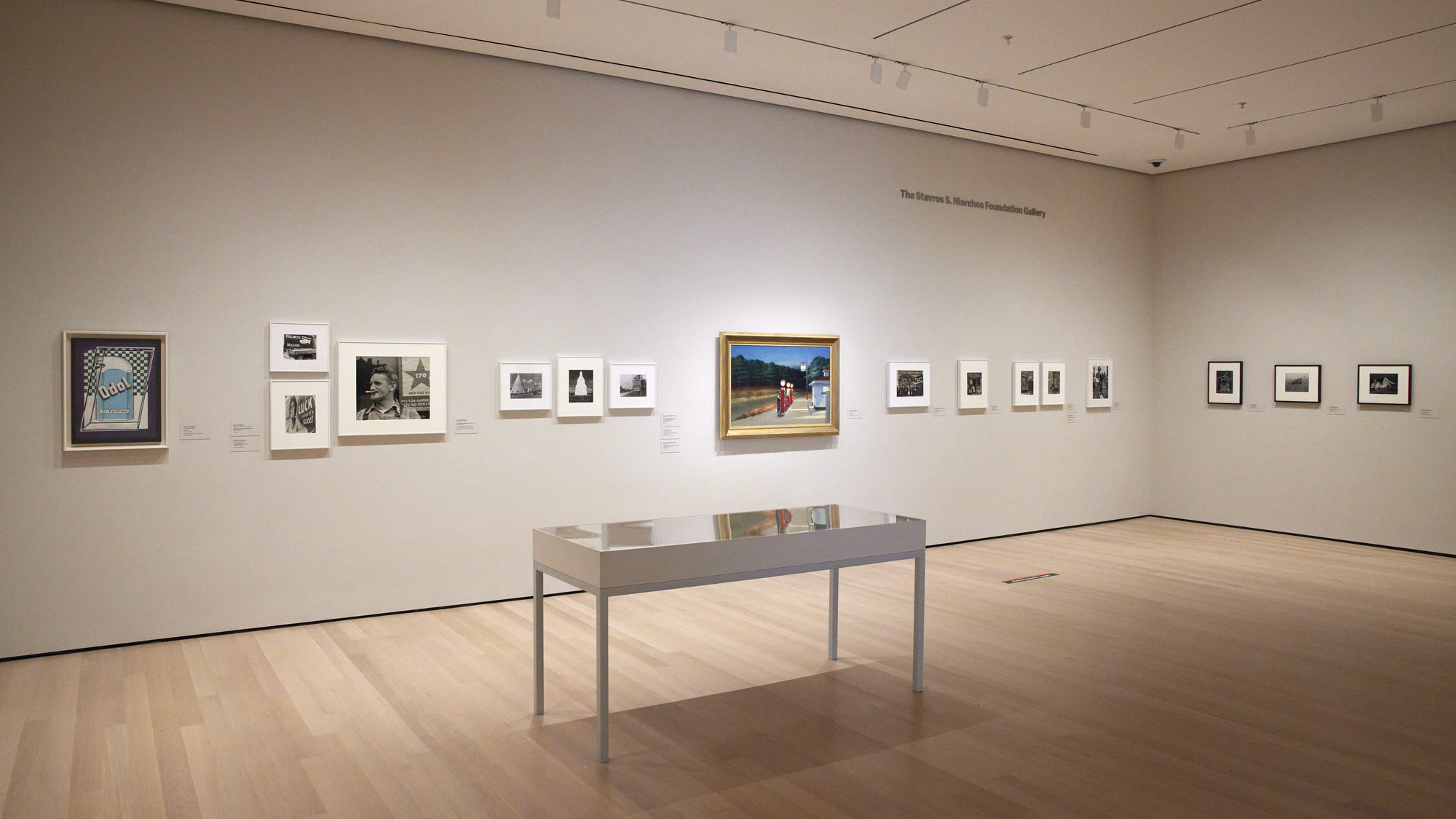 Installation view of the gallery 