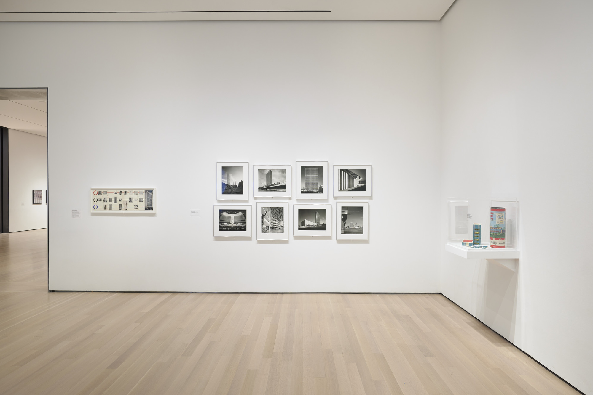 Installation view of the gallery 