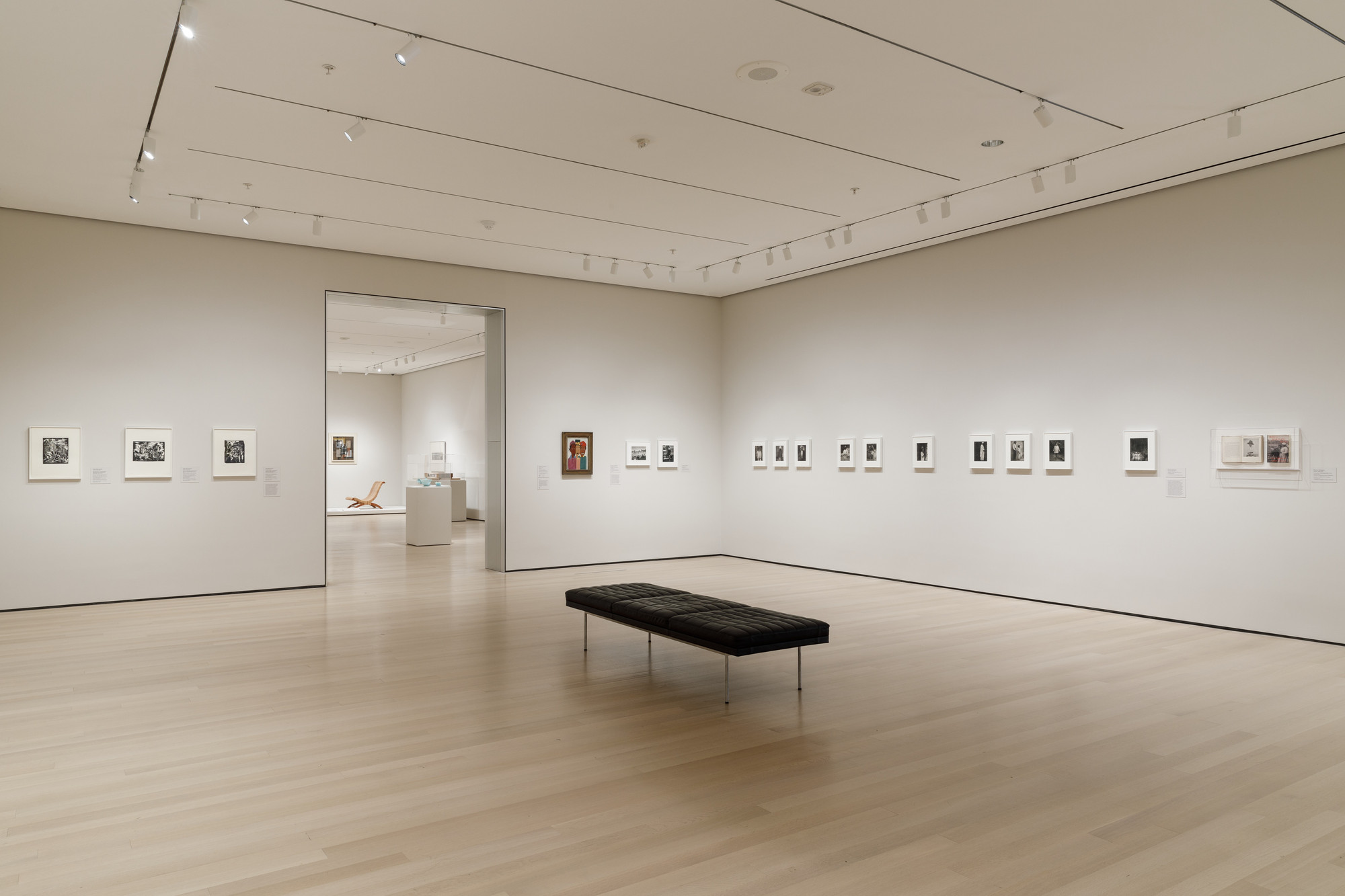 Installation view of the gallery 