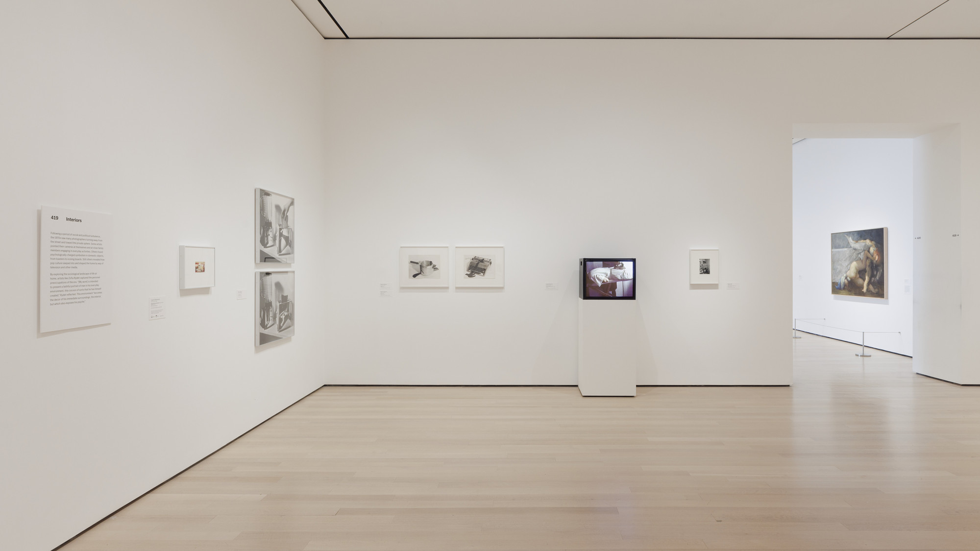 Installation view of the gallery 