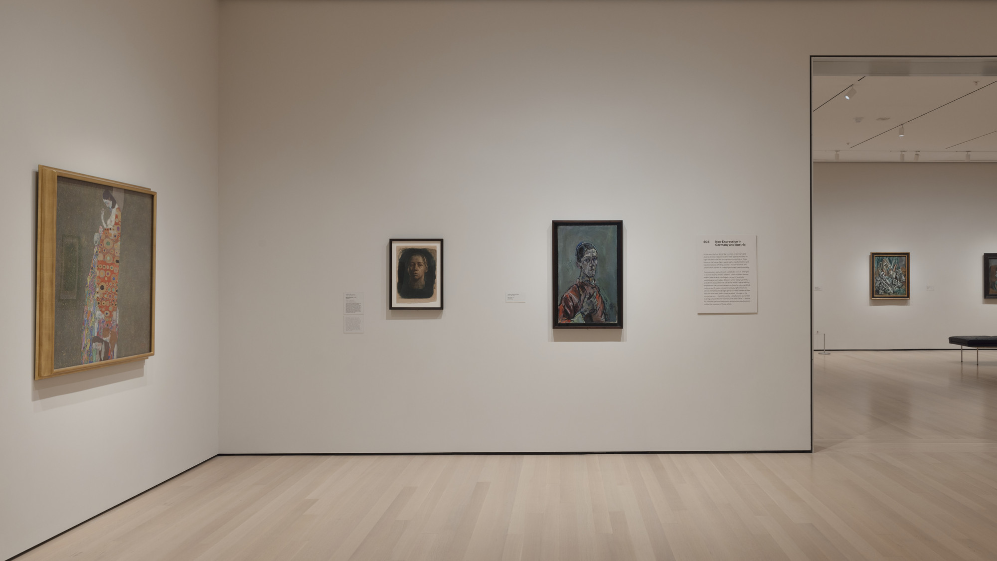 Installation view of the gallery 