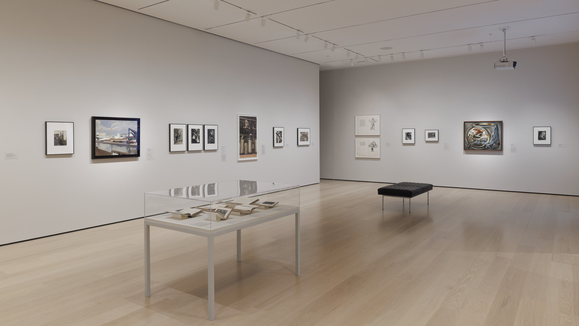 Installation view of the gallery 