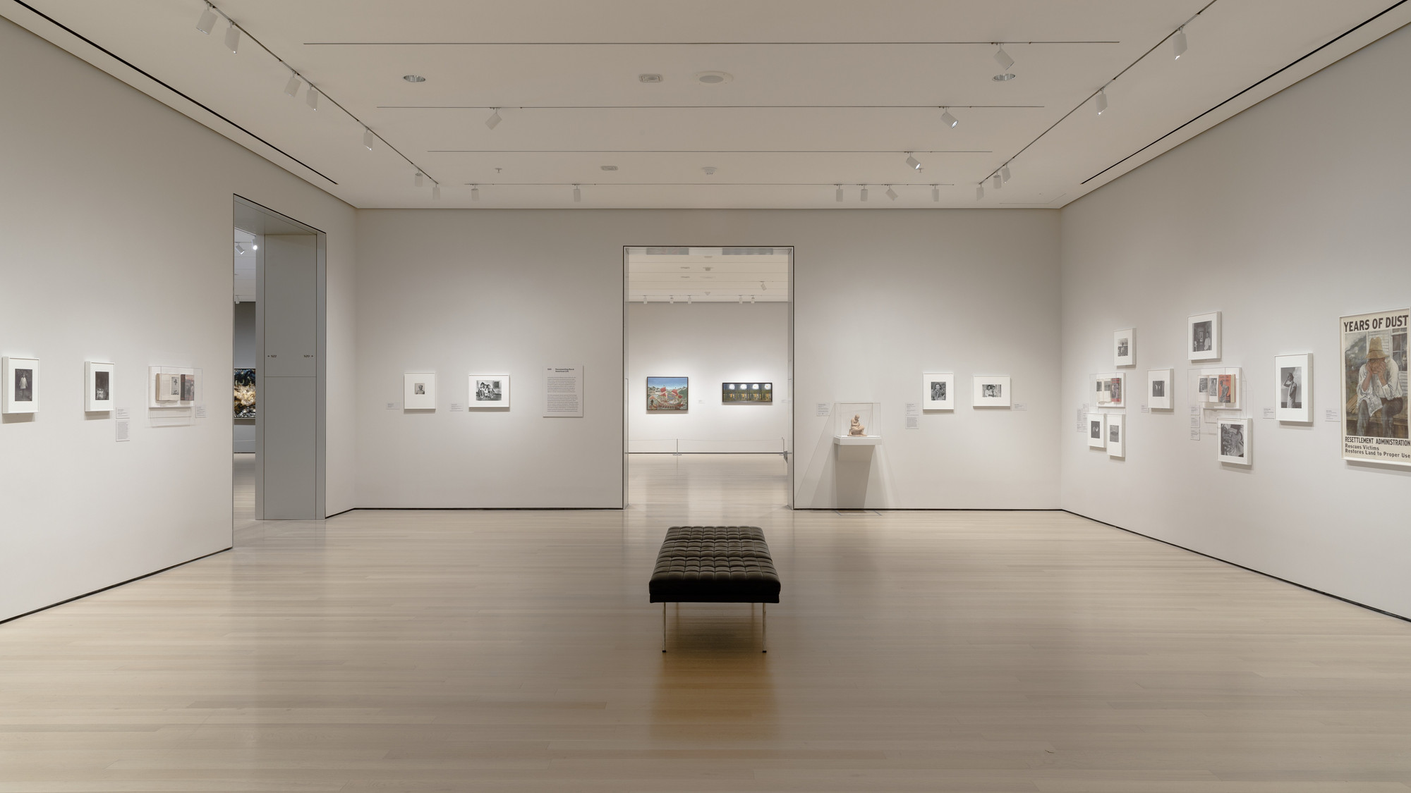 Installation view of the gallery 