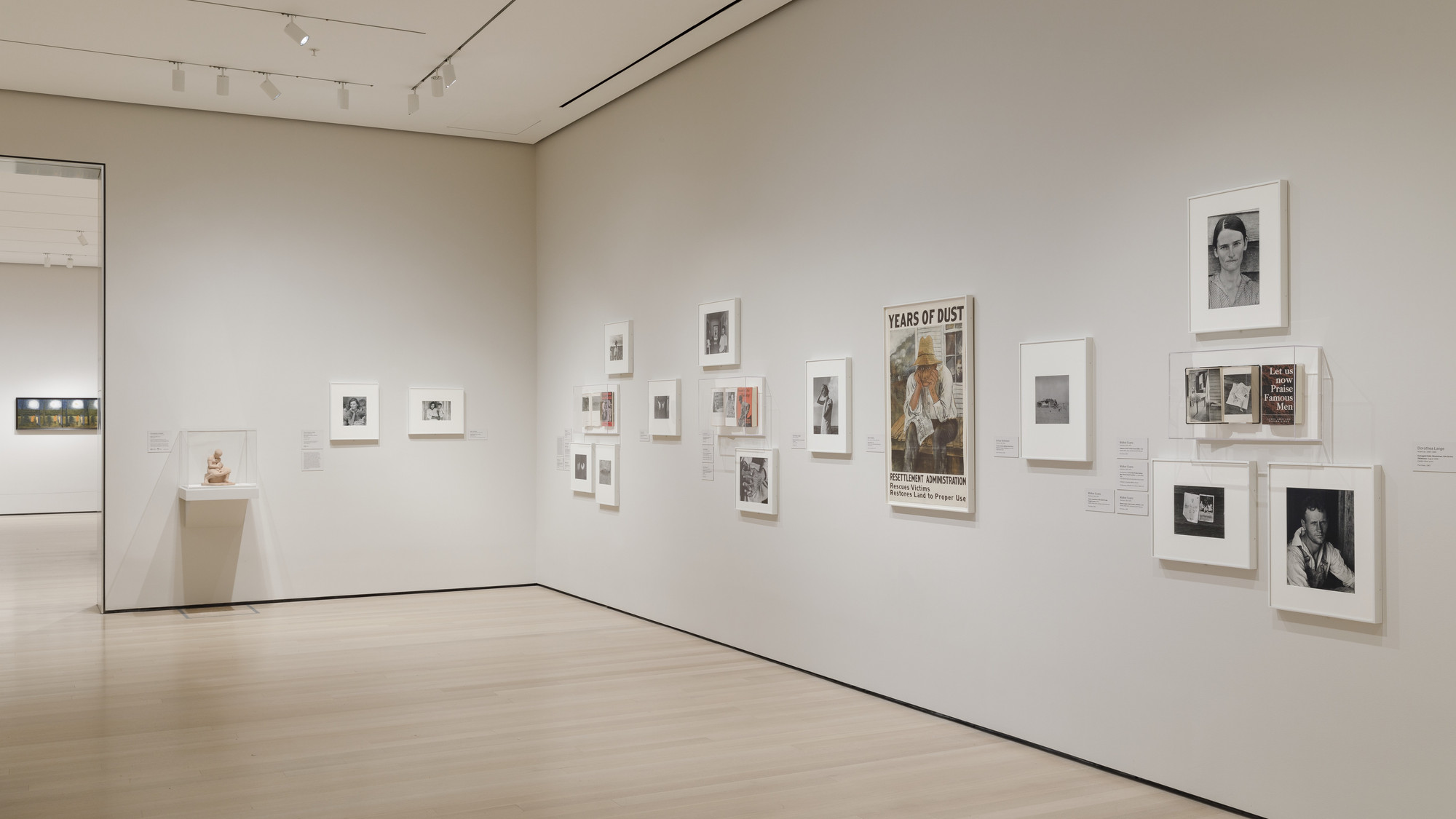 Installation view of the gallery 