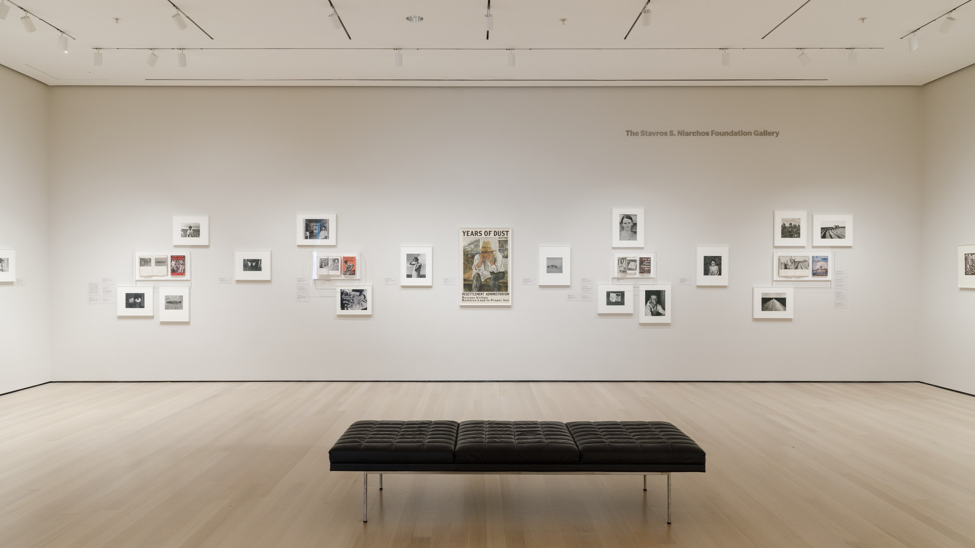 Installation view of the gallery 