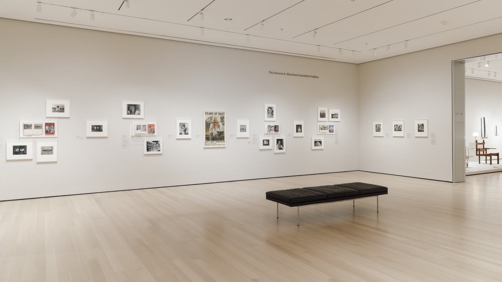 Installation view of the gallery 