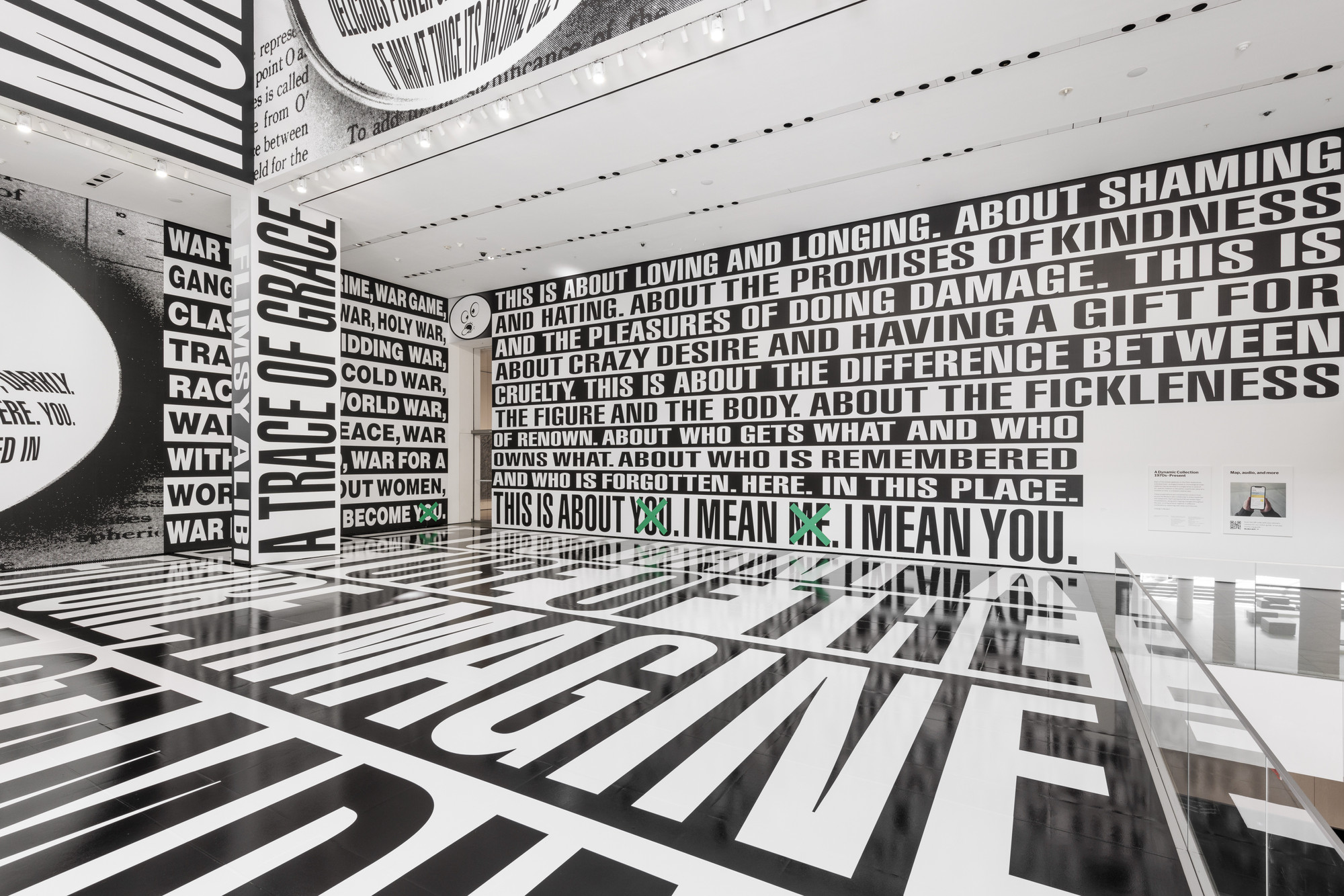 Installation View Of The Exhibition "Barbara Kruger: Thinking Of You. I ...