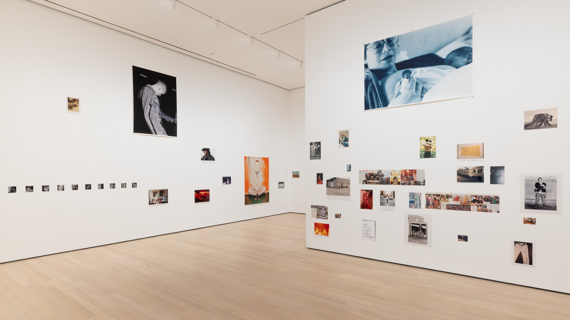 Installation view of the exhibition "Wolfgang Tillmans To look without