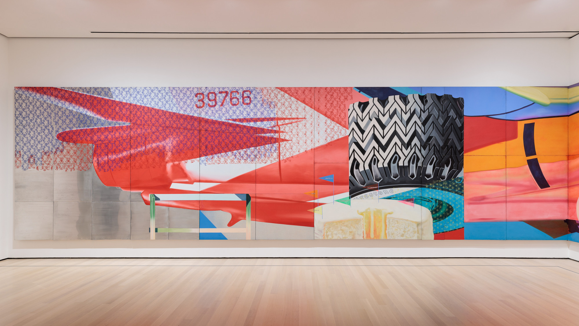 Installation View Of The Gallery James Rosenquist S F 111 In The   W1siZiIsIjUyNzc5MiJdLFsicCIsImNvbnZlcnQiLCItcXVhbGl0eSA5MCAtcmVzaXplIDIwMDB4MjAwMFx1MDAzZSJdXQ 