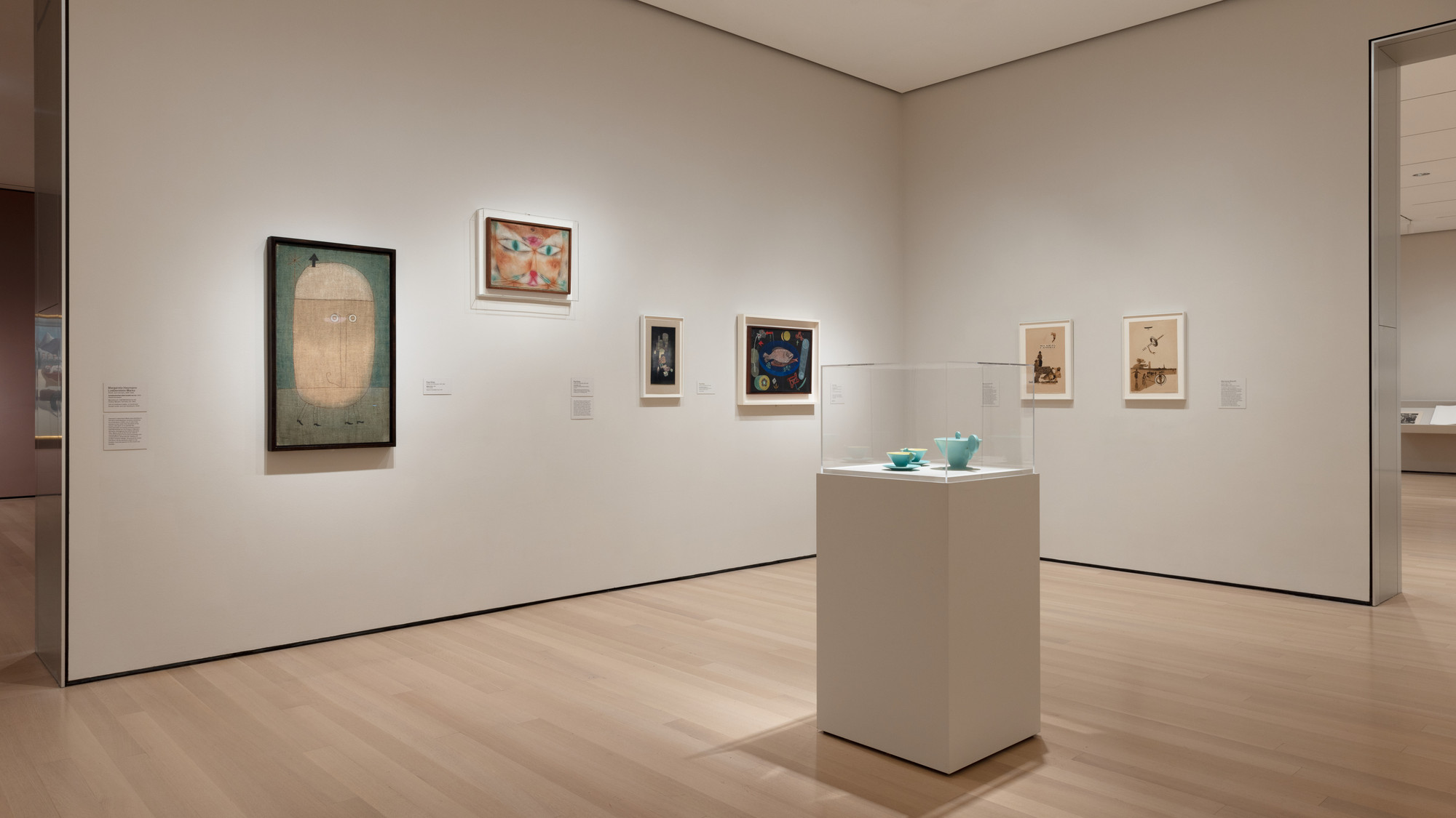 Installation view of the gallery 