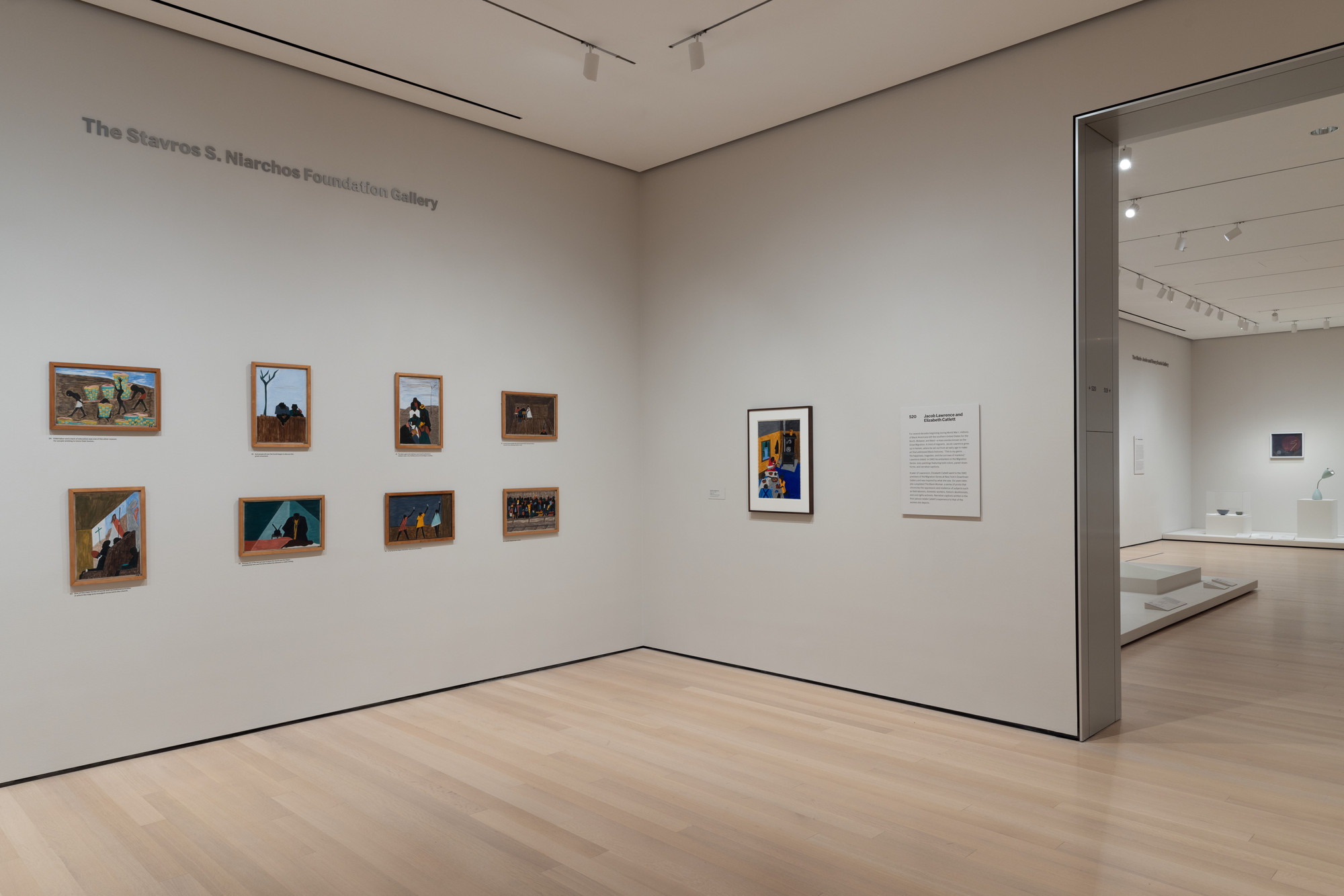 Installation view of the gallery 