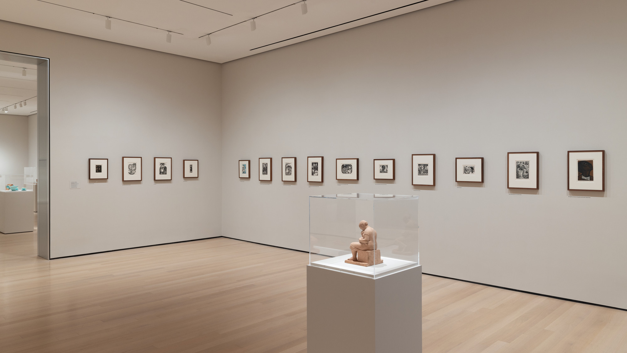 Installation view of the gallery 