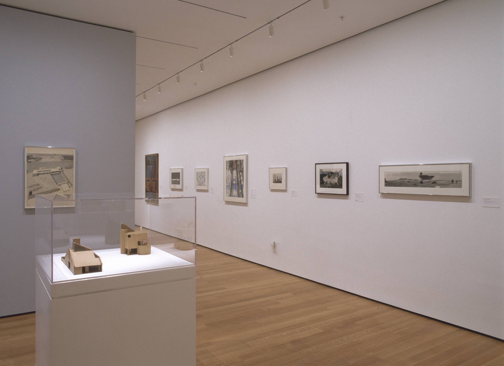 Installation View Of The Exhibition, "Architecture And Design ...