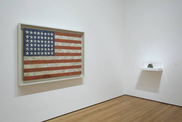 Jasper Johns. Flag. 1954-55 (dated on reverse 1954) | MoMA