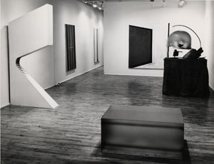Installation view of group show