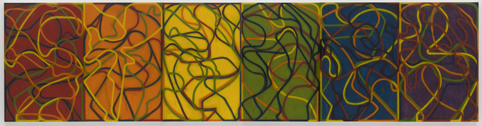 Brice Marden. The Propitious Garden of Plane Image, Third Version. 2000-06 | MoMA