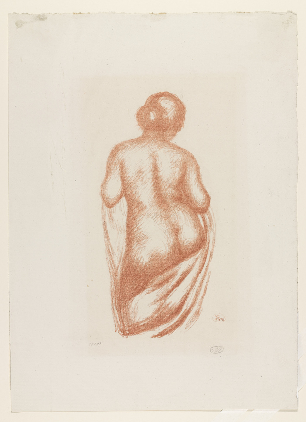 Aristide Maillol. Draped Figure of a Nude Girl (Femme de Dos Drapee).  (1924) | MoMA