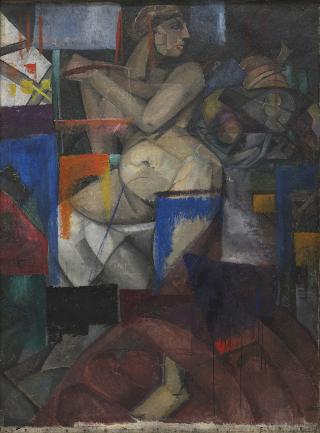 Alexandra Exter. Cubist Nude. c. 1912 | MoMA