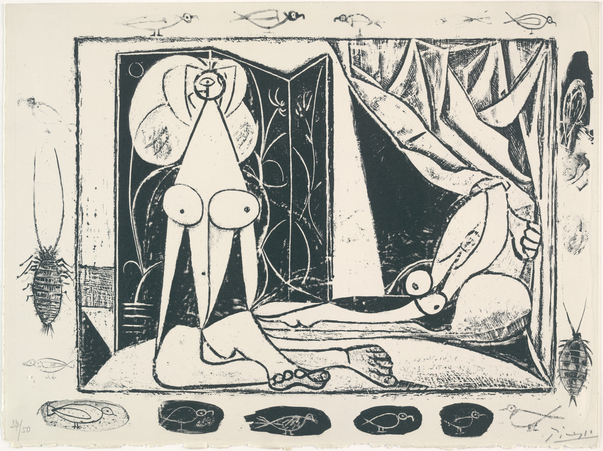 Pablo Picasso. Two Nude Women (Les Deux femmes nues). 1946 | MoMA