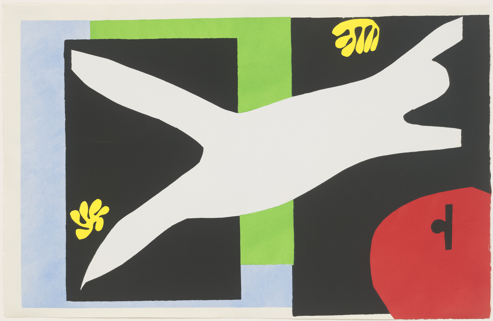 Henri Matisse. The Swimmer in the Tank (La Nageuse dans l'aquarium) from  Jazz. 1947 | MoMA