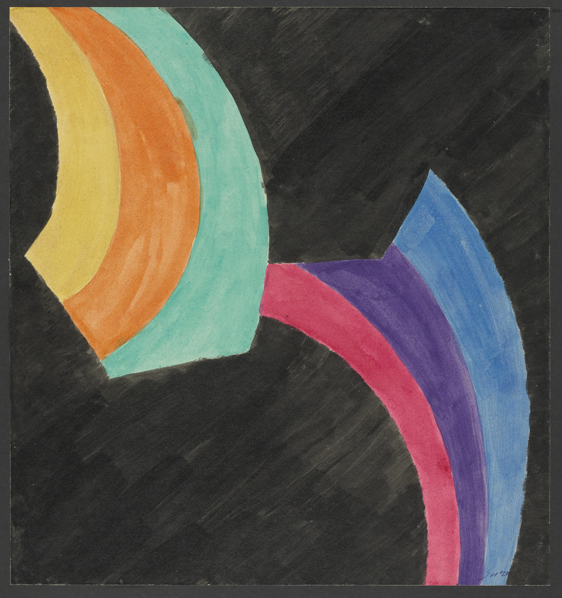 Leopold Survage Colored Rhythm Study For The Film 1913 Moma