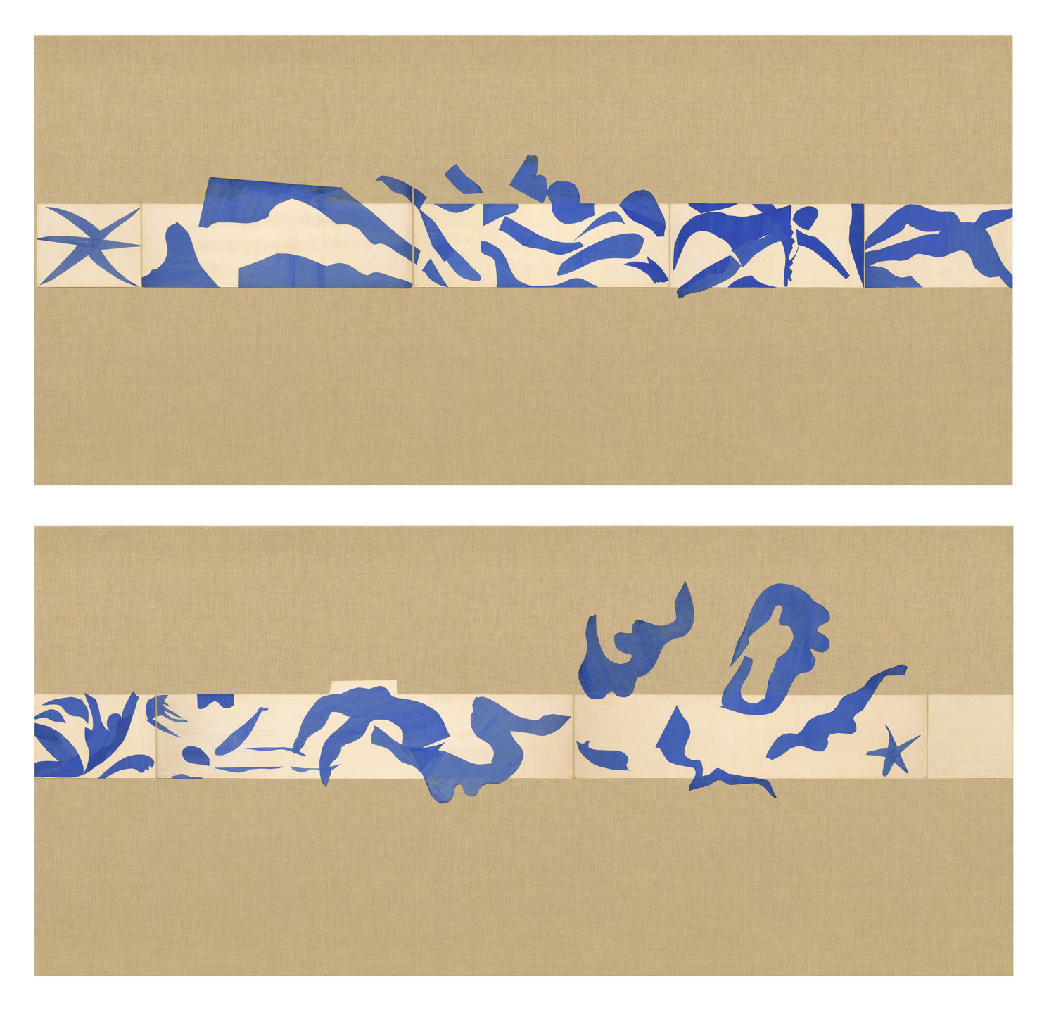 Henri Matisse. The Swimming Pool, Maquette for ceramic (realized 1999 and  2005). Nice-Cimiez, Hôtel Régina, late summer 1952 | MoMA