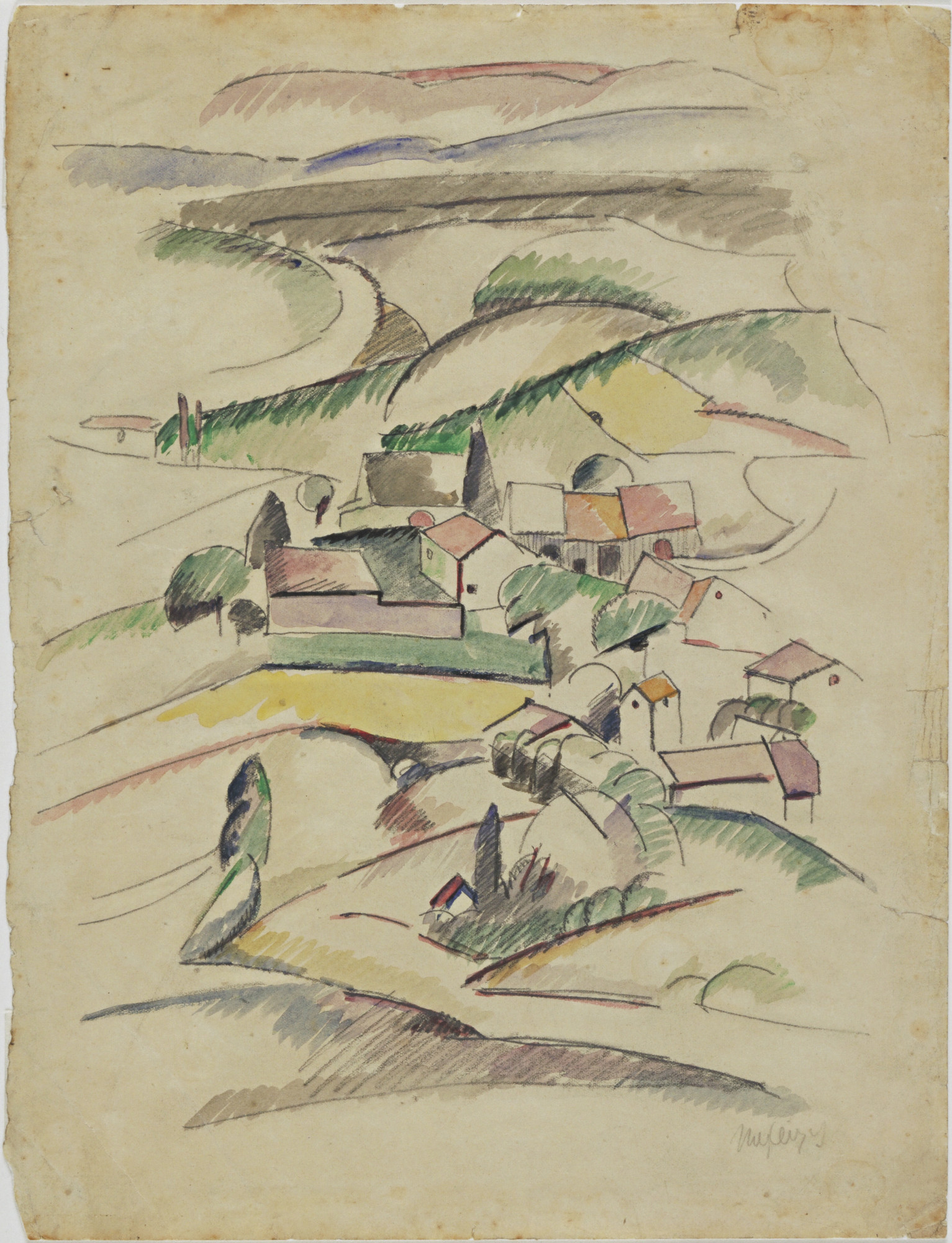 Resultado de imagen de albert gleizes houses in a valley