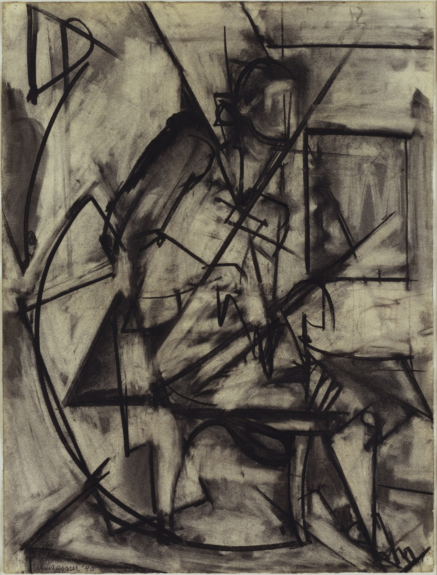 Lee Krasner. Seated Nude. 1940 | MoMA