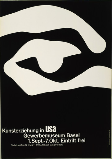 Exhibition Poster orders Luscher Pedretti 1966 by Armin Hofmann Edited.