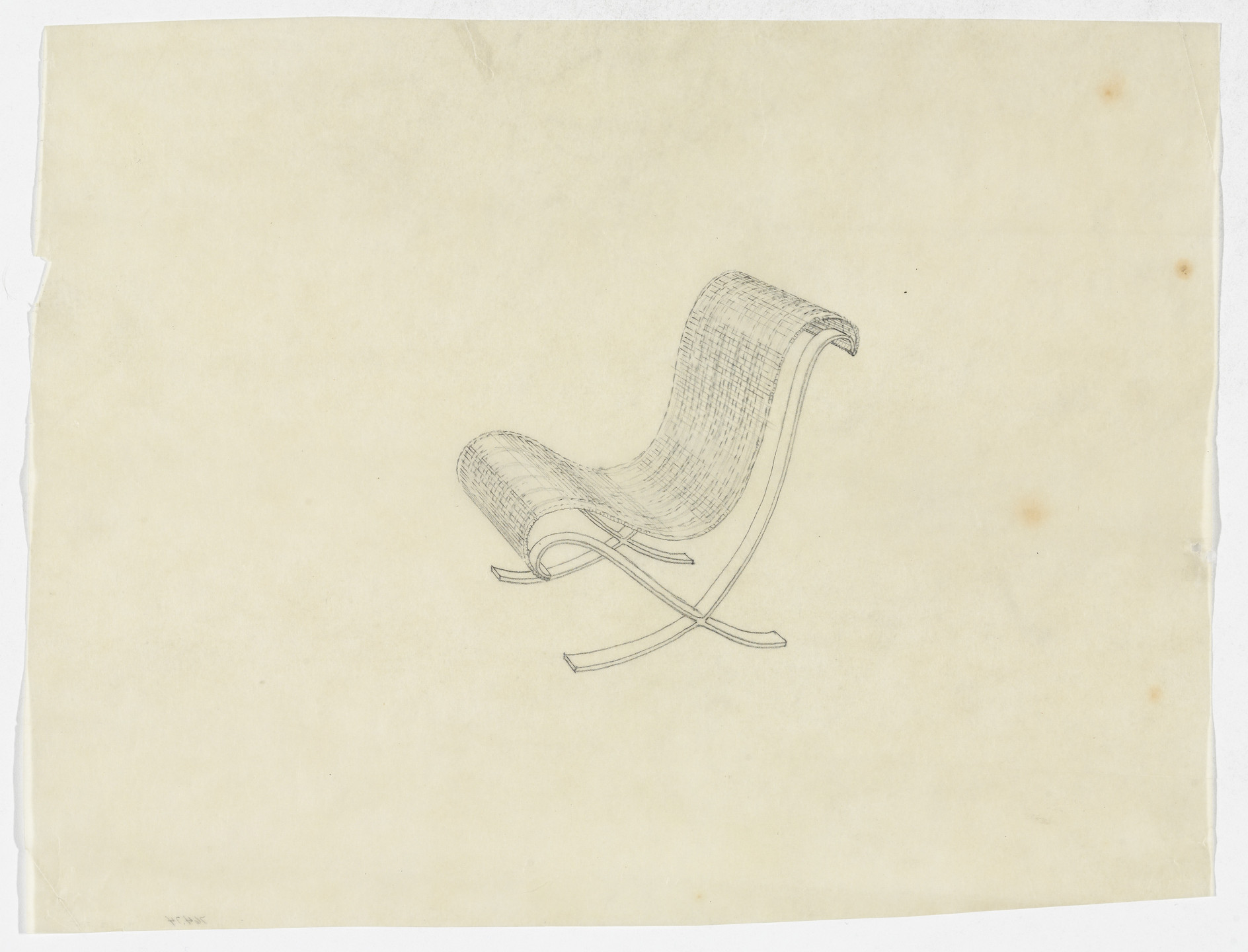 Lounge discount chair sketch