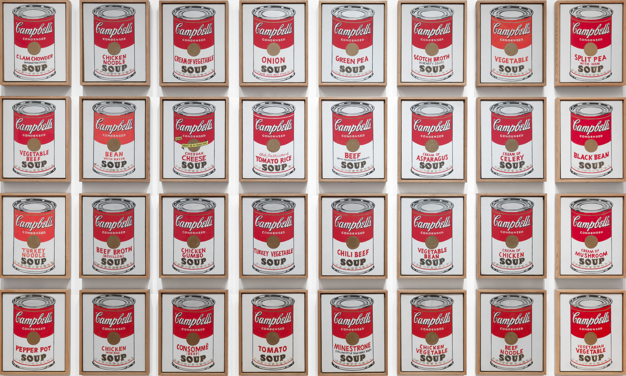 Andy Warhol Campbell's Soup x store 2014 MOMA Cotton Bandana