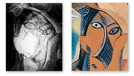 MoMA.org | Explore | Collection | Conservation | Les Demoiselles d ...