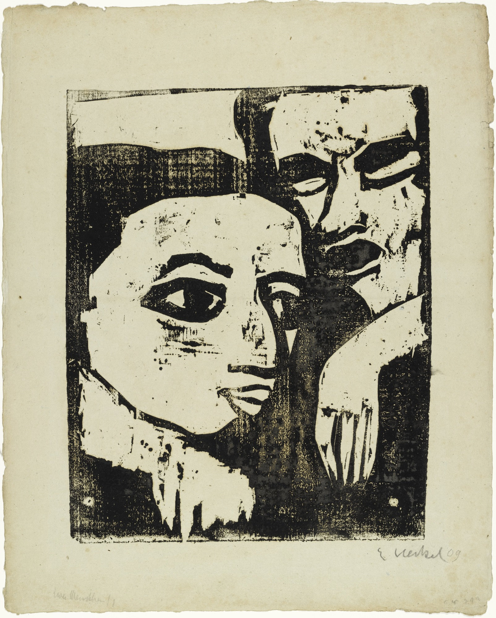 MoMA | The Collection | Erich Heckel. Two People (Zwei Menschen). 1909