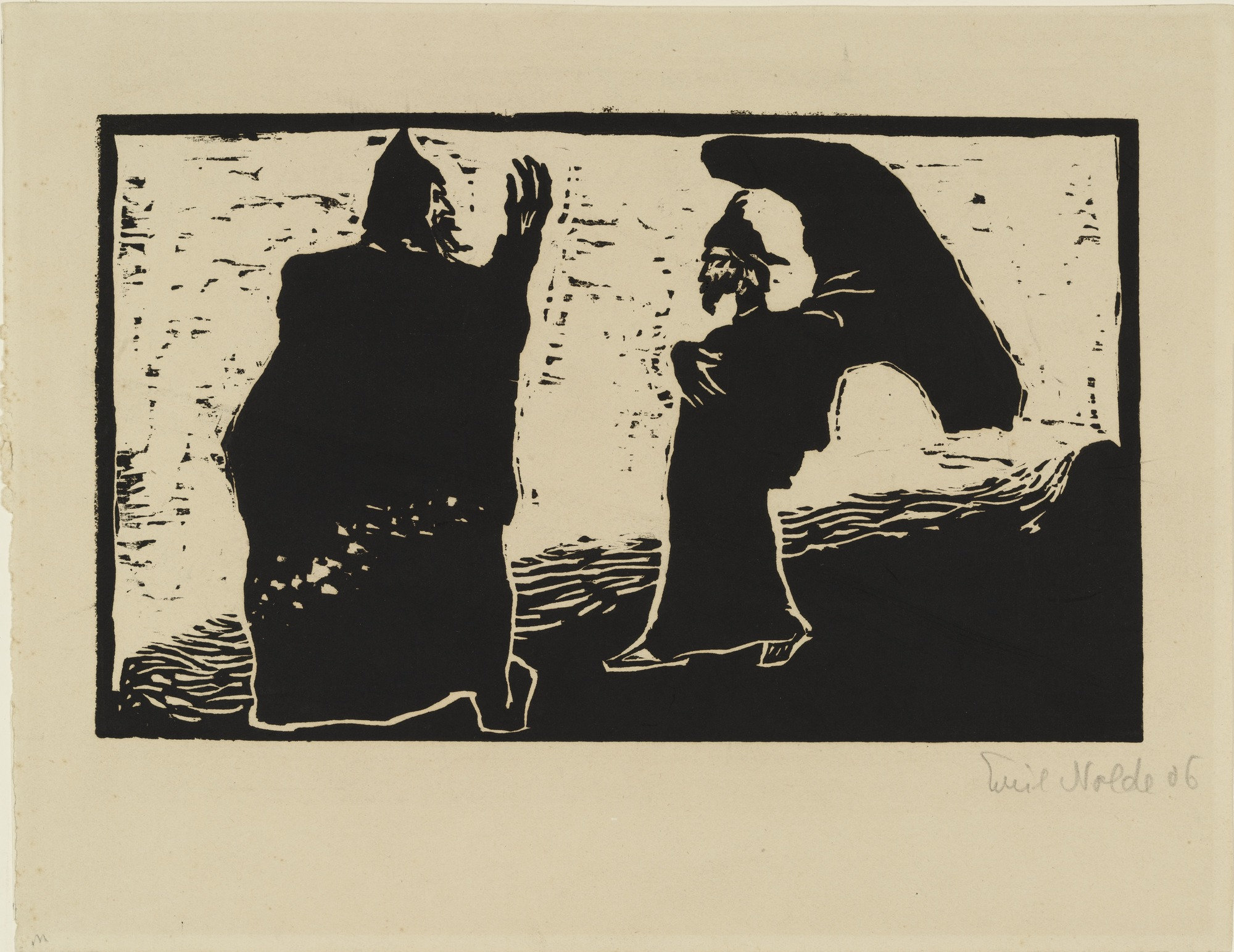 MoMA | The Collection | Emil Nolde. General and (General und Diener) the portfolio Fairy-Tales (Märchen). 1906