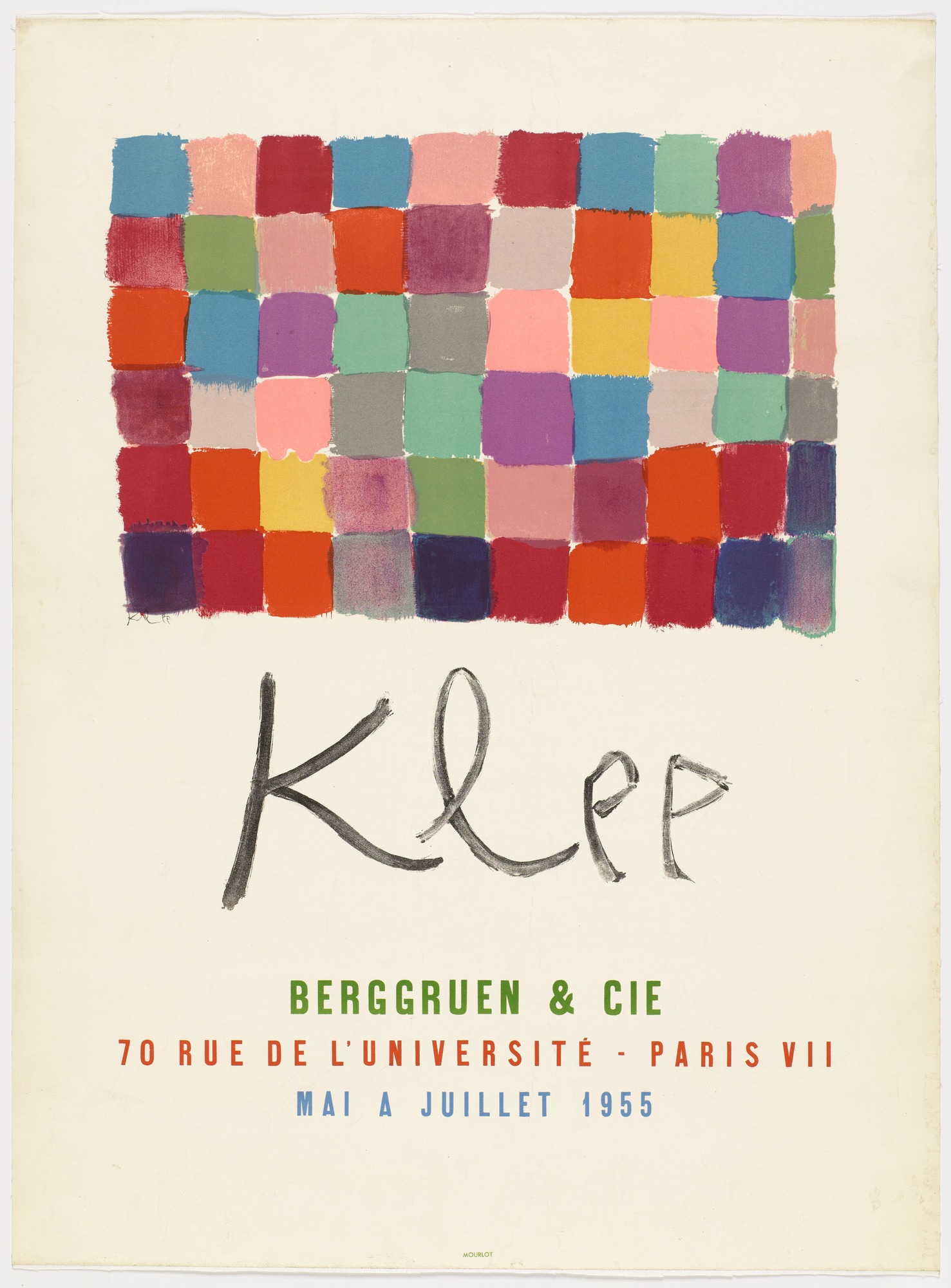 MoMA | Collection | Paul Klee. Poster for Klee at Berggruen & Cie.