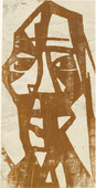 Christian Rohlfs. Large Head (Grosser Kopf). (1922)
