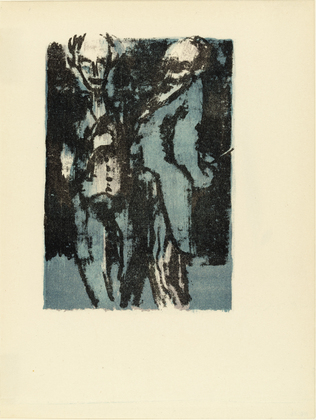 Emil Nolde. Elderly Men (Ältere Herren) from Das graphische Werk von Emil Nolde 1920-1925. (1926, published 1927)