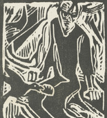 Christian Rohlfs. Elijah in the Desert (Elias in der Wüste) (plate, preceding p. 353) from the periodical Das Kunstblatt, vol. 3, no. 12 (Dec 1919). 1919 (print executed c. 1912)