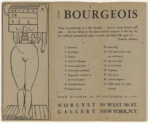louise bourgeois 1985 C 2 | Art Print