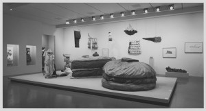 Installation view of the exhibition Claes Oldenburg at MoMA (September 23–November 23, 1969). Photo: James Mathews; courtesy of MoMA