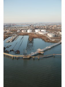 Matthew Baird Architects, Oil Tanks and Abandoned Ships Landscape at Bayonne Shoreline 