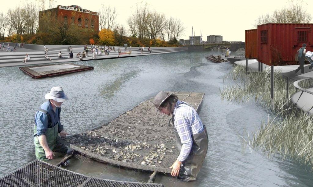 SCAPE Landscape Architecture, oyster farming on the Gowanus Canal