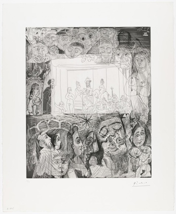 Pablo Picasso. After Rembrandt: Ecce Homo. 1970, published 1978.