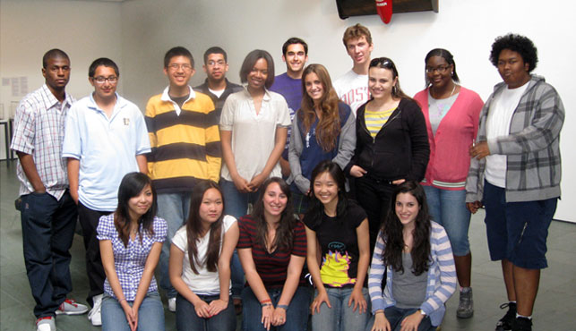 Participants from the 2009-10 Youth Advisory Council