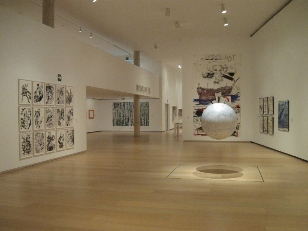 An installation view of "Compass in Hand" at IVAM, October 2010.